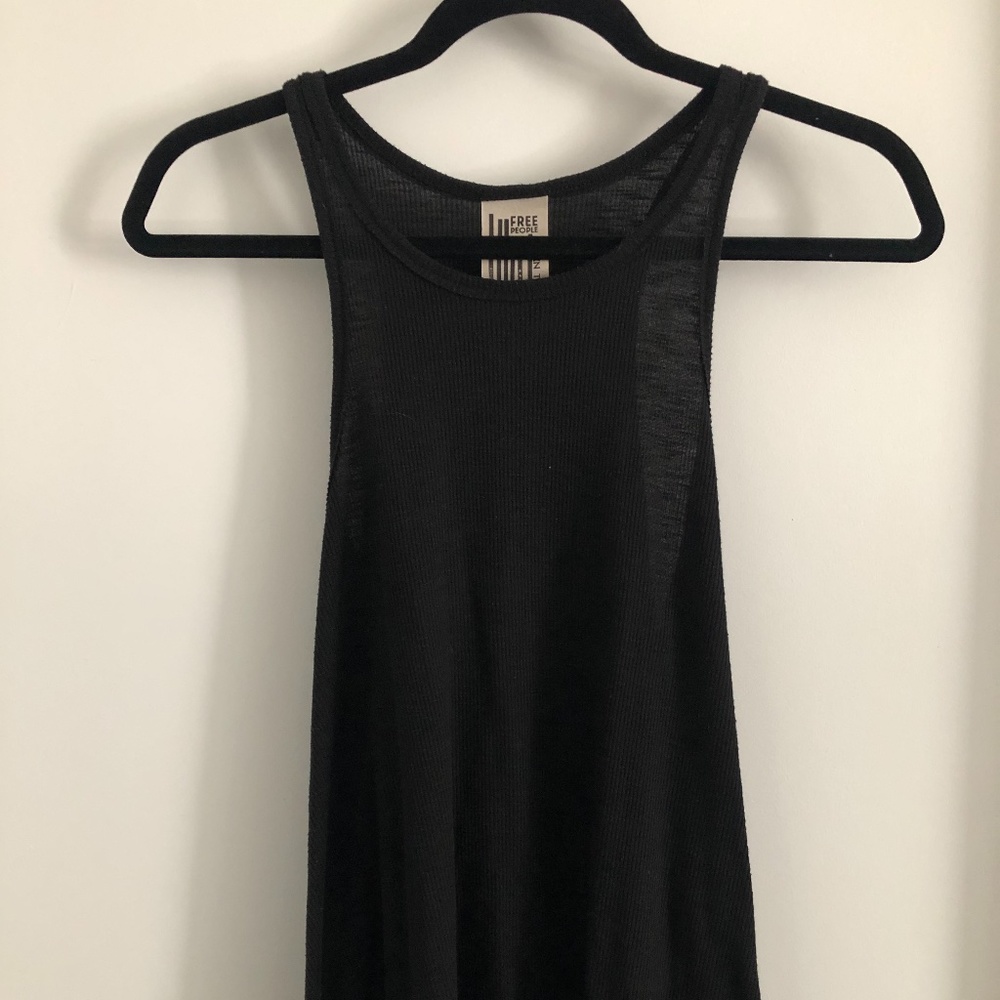Free People Sleeveless Black Tank, Size M